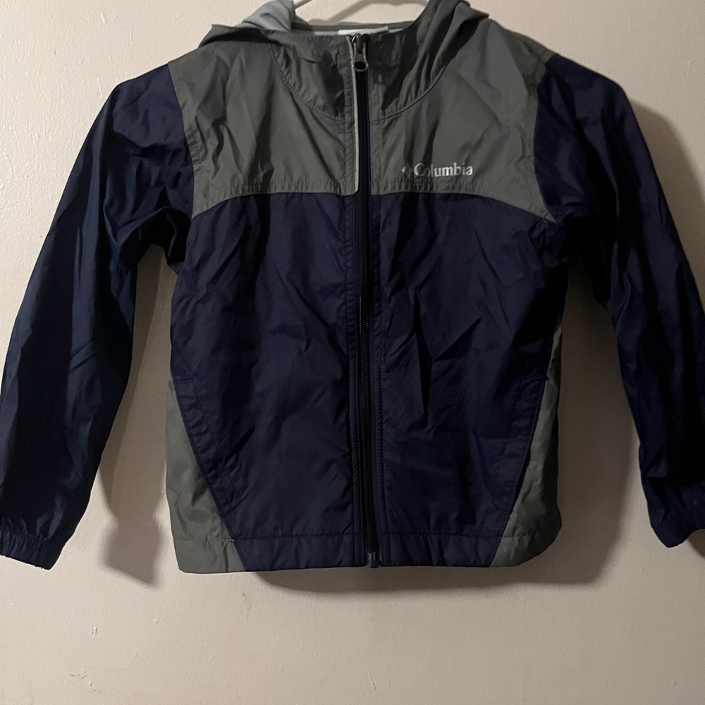 Columbia Olive and Gray Windbreaker
